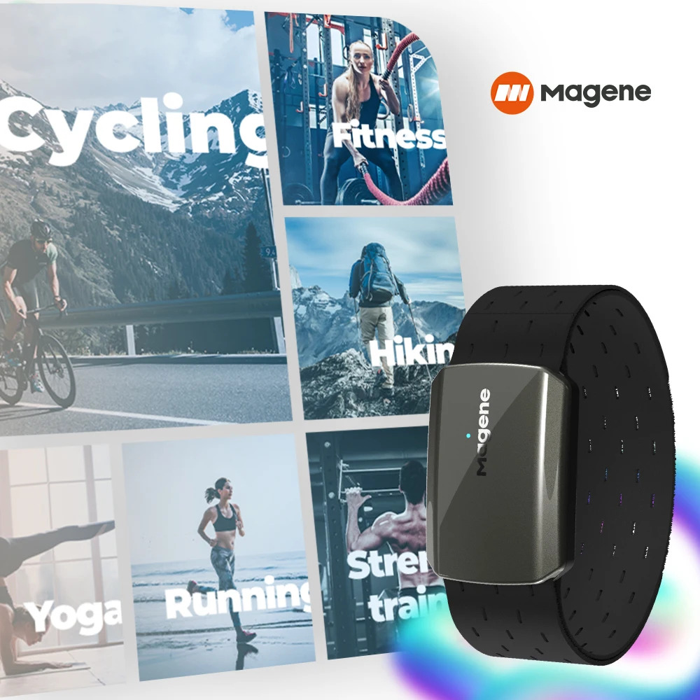 Magene H803 Heart Rate Armband - Wrist Wraps Fitness review and price