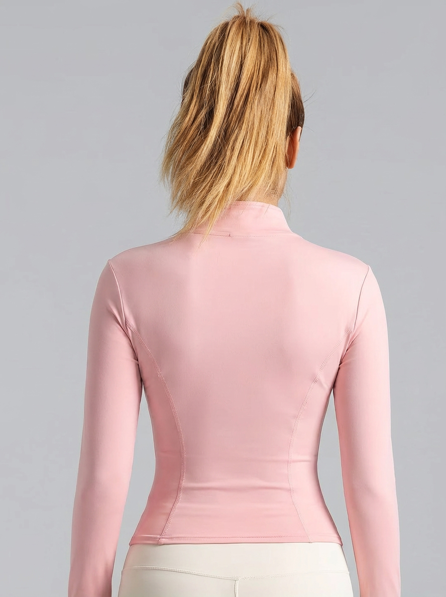 New Women Light Pink Yoga Coat - Yoga & Fitness Classes By Niharika Zirakpur Reviews review and price
