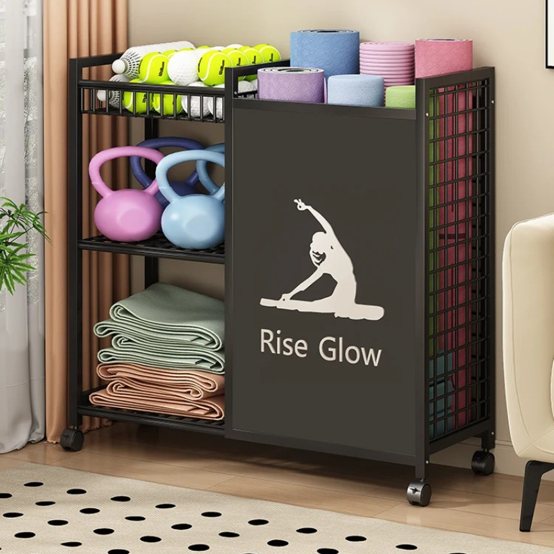 Mobile Fitness Cart with Wheel - Yoga Fitness Studio review and price