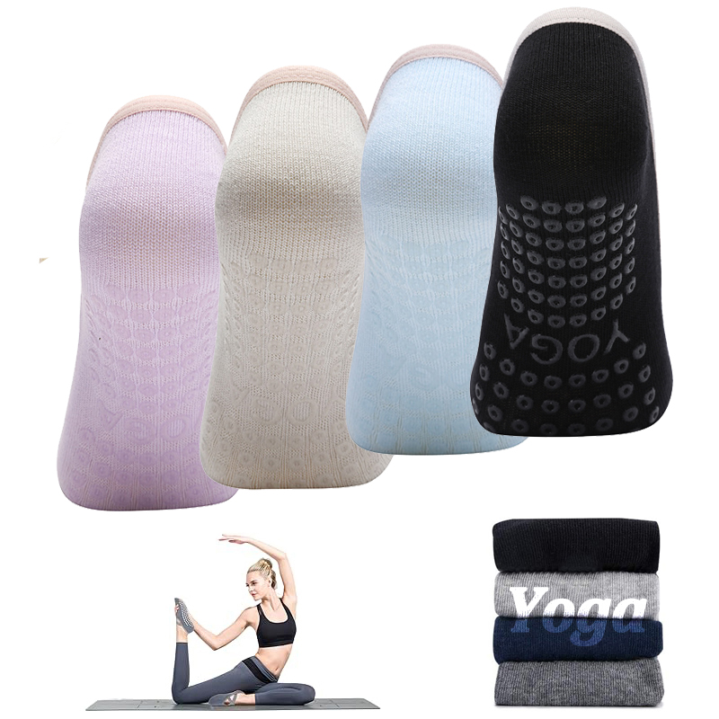 Ladies Non-Slip Pilates Socks  - Yoga Fitness Studio review and price