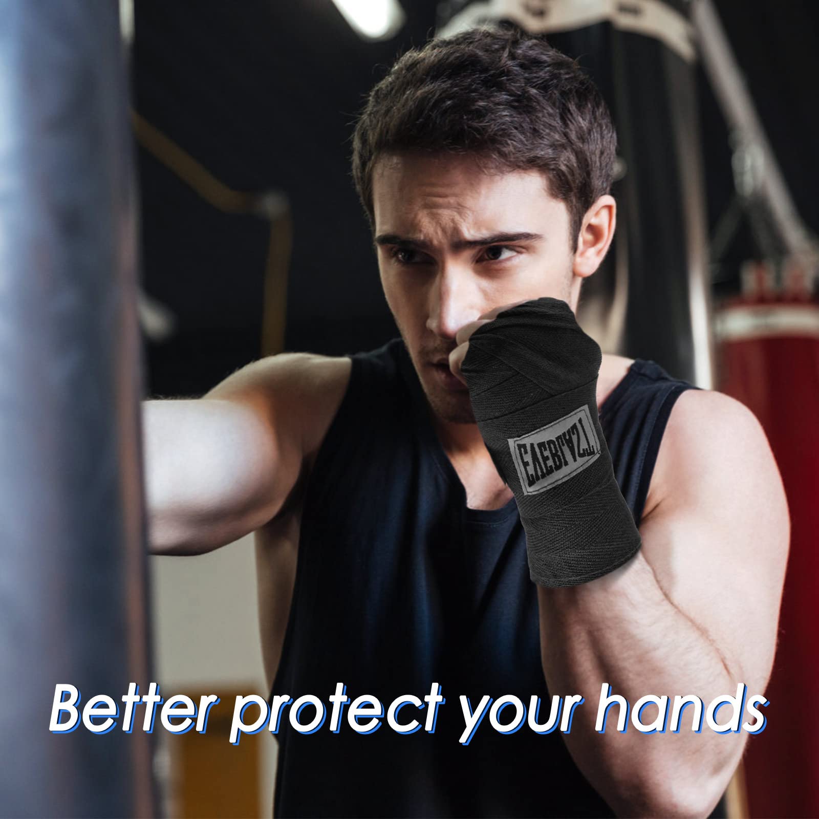 Cotton Boxing Bandages  Soft & - Wrist Wraps Fitness review and price