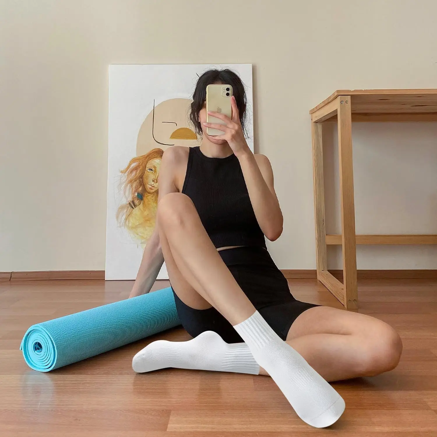 4 pairs of women's yoga socks, - Yoga & Fitness Classes By Niharika Zirakpur Reviews review and price