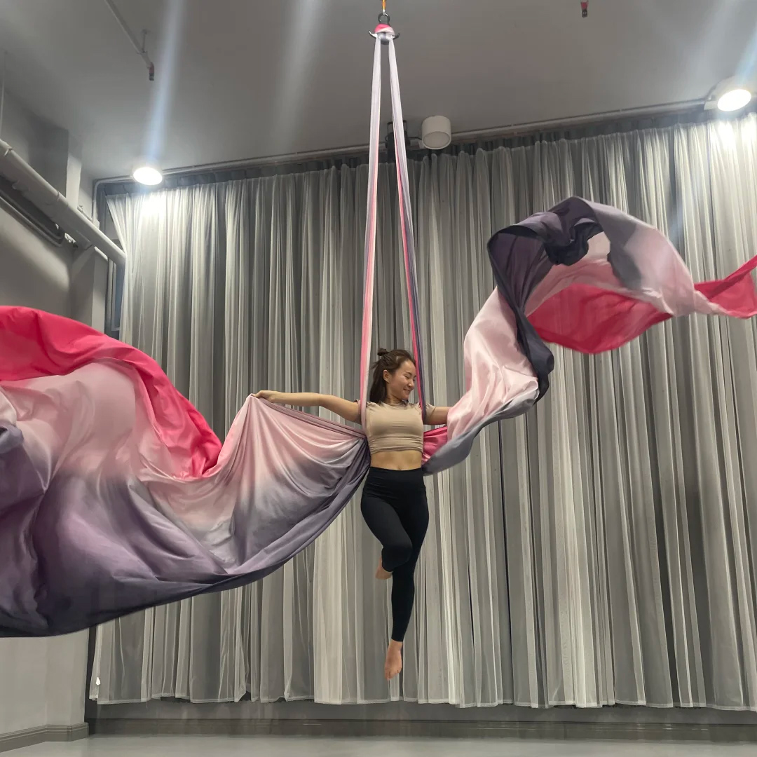 10m Aerial silks Ombre Aerial  - Yoga Fitness Studio review and price