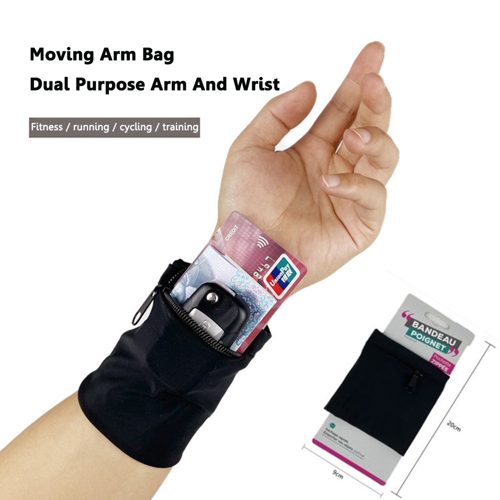 Zipper Running Arm Bags Cyclin - Wrist Wraps Fitness review and price
